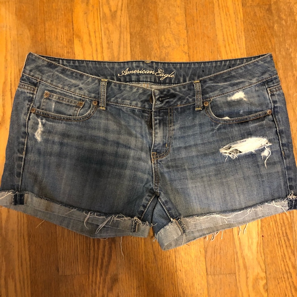 American eagle jean shorts